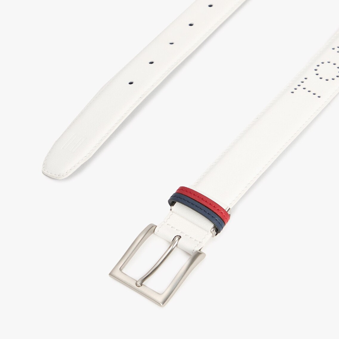 coco 未使用品 シーピージーゴルフ CPG GOLF ベルト ONESIZE ホワイト 白 ラウンドロゴバックル  パンチング coco 未使用品 シーピージーゴルフ CPG GOLF ベルト ONESIZE