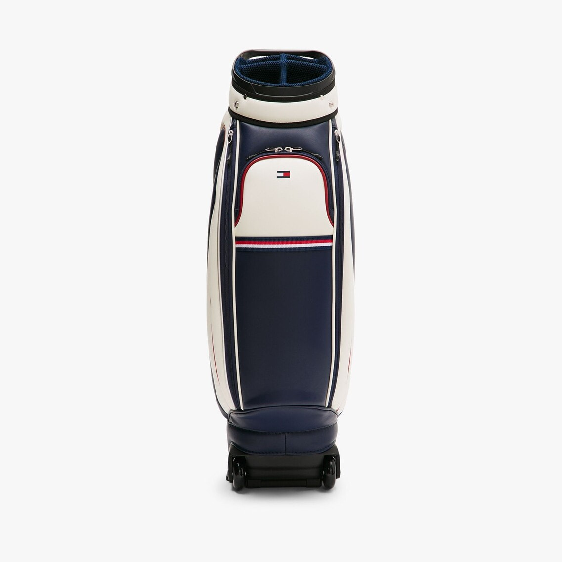 トミーヒルフィガー ユースフィル キャディバッグ トリコロール 新品 ユースフルホイールキャディバッグ | トミー ヒルフィガー ゴルフ