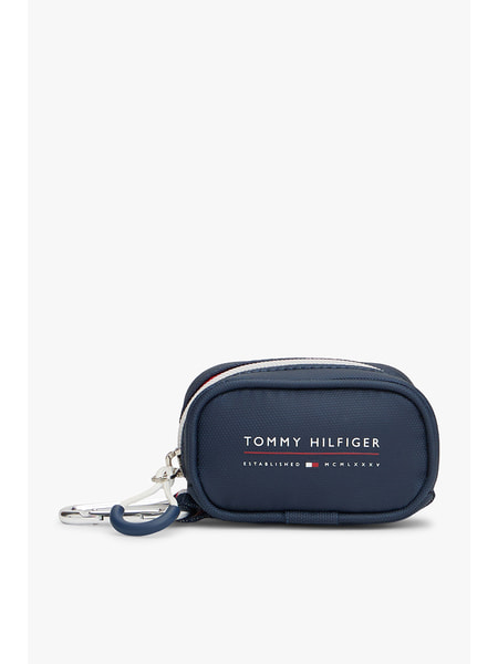 トミーヒルフィガーポーチ トミー ヒルフィガー TOMMY HILFIGER フラットポーチ （ブラック