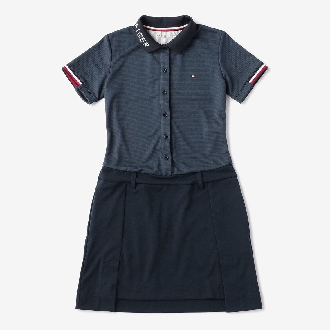 ブラインドロゴジャカードコンビワンピース | TOMMY HILFIGER | Tommy