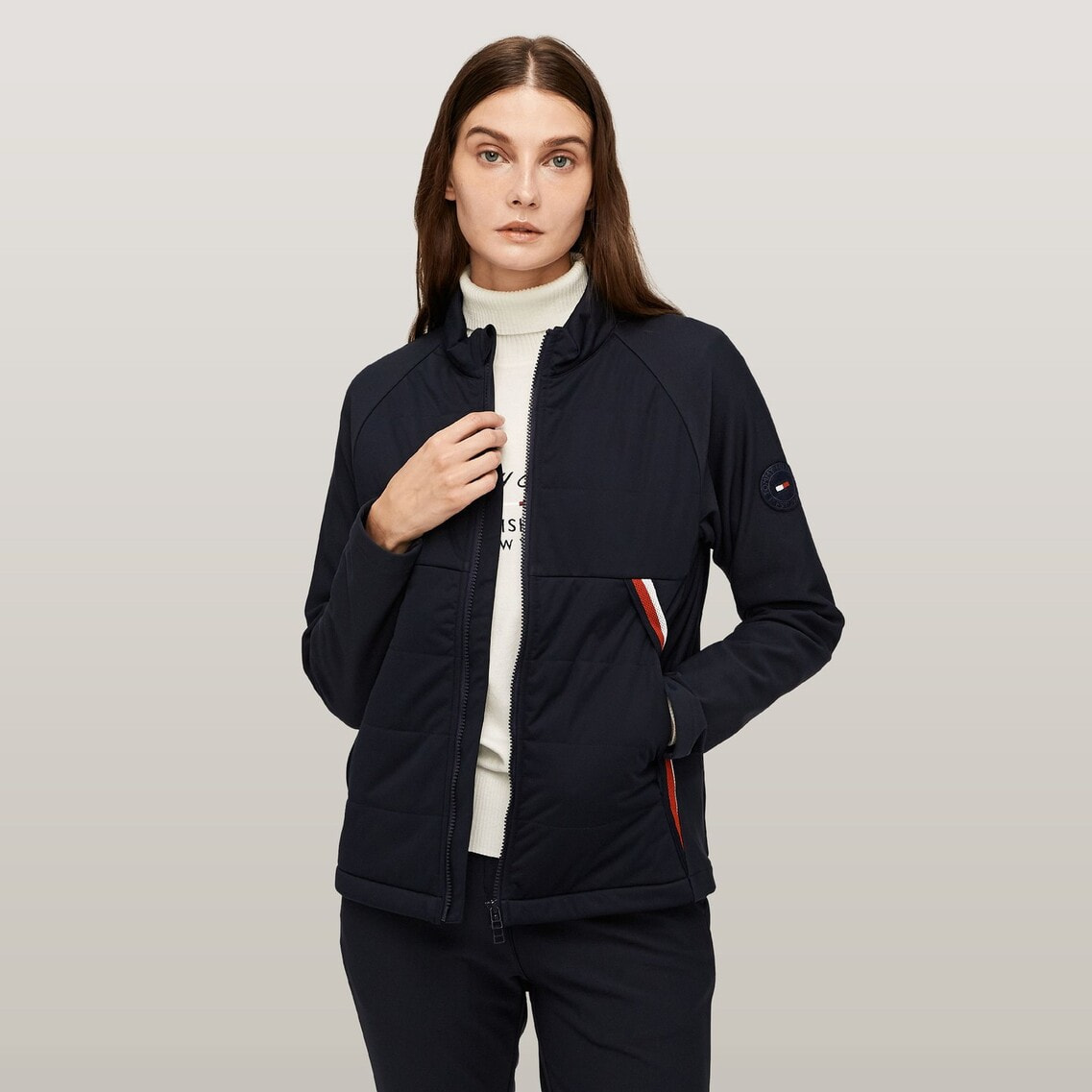 XL トミーヒルフィガー TH Warmストレッチパデッドジャケット メンズ