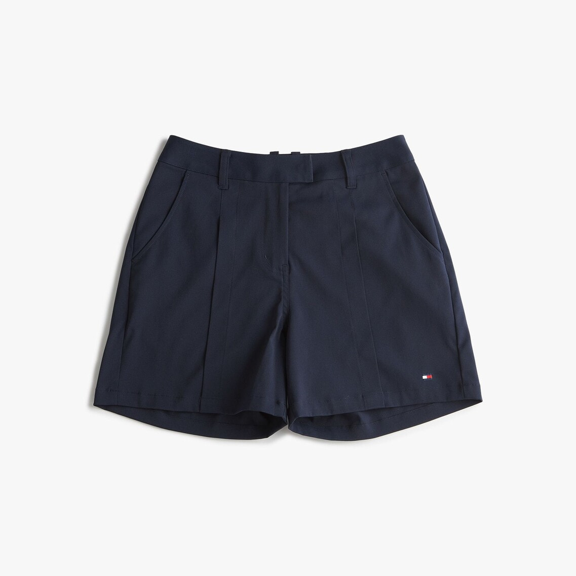 トミーフィルフィガー　ゴルフショーツ　ネイビー フロントタックツイルショーツ | トミー ヒルフィガー ゴルフ