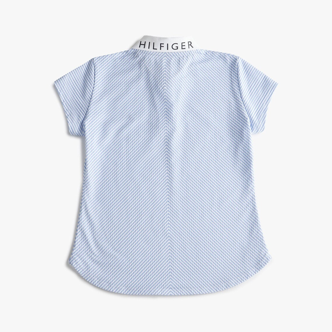 2点でさらに10％OFF】ストライプキャップスリーブポロシャツ