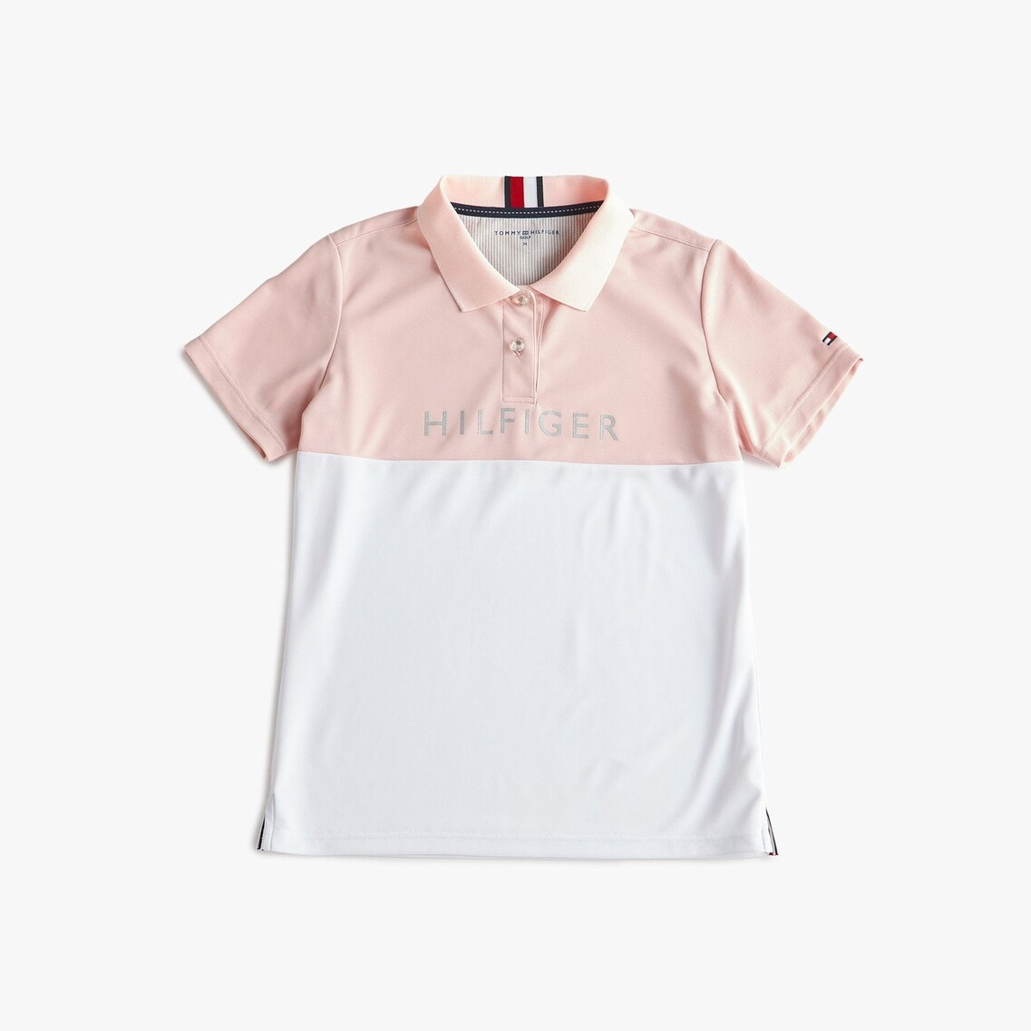 2点でさらに10％OFF】コントラストカラー半袖ロゴポロシャツ