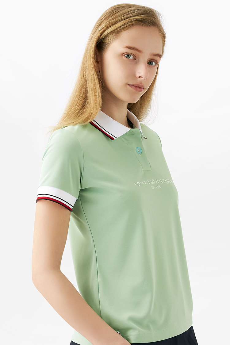 【トミーヒルフィガーゴルフ】ポロシャツ　XLサイズ　グリーン TOMMY HILFIGER GOLF［トミーヒルフィガーゴルフ］マルチライン