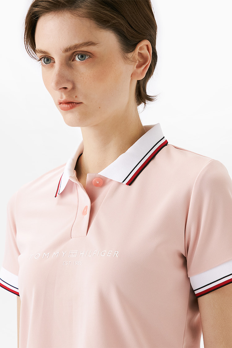 【美品】  トミーヒルフィガーゴルフ 半袖ポロシャツ サークルロゴ半袖ポロシャツ | トミー ヒルフィガー ゴルフ