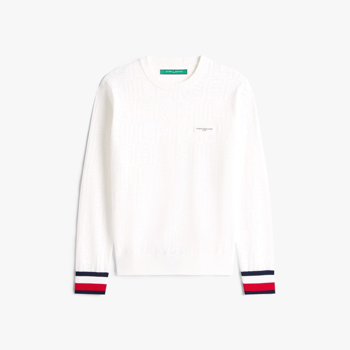 ドットロゴクルーネックニット | トミー ヒルフィガー ゴルフ | トミー