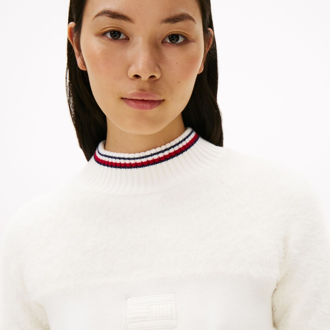 シャギーハイネックニットプルオーバー | トミー ヒルフィガー