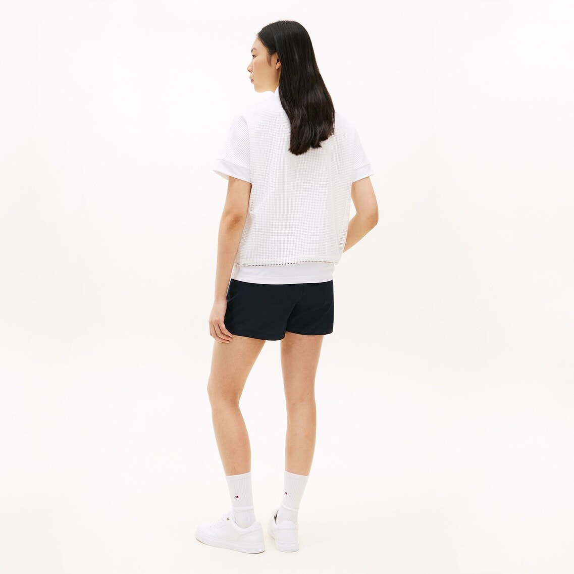 メッシュレイヤードモックネックシャツ | トミー ヒルフィガー ゴルフ