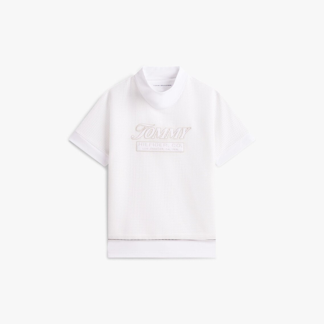 メッシュレイヤードモックネックシャツ | トミー ヒルフィガー ゴルフ
