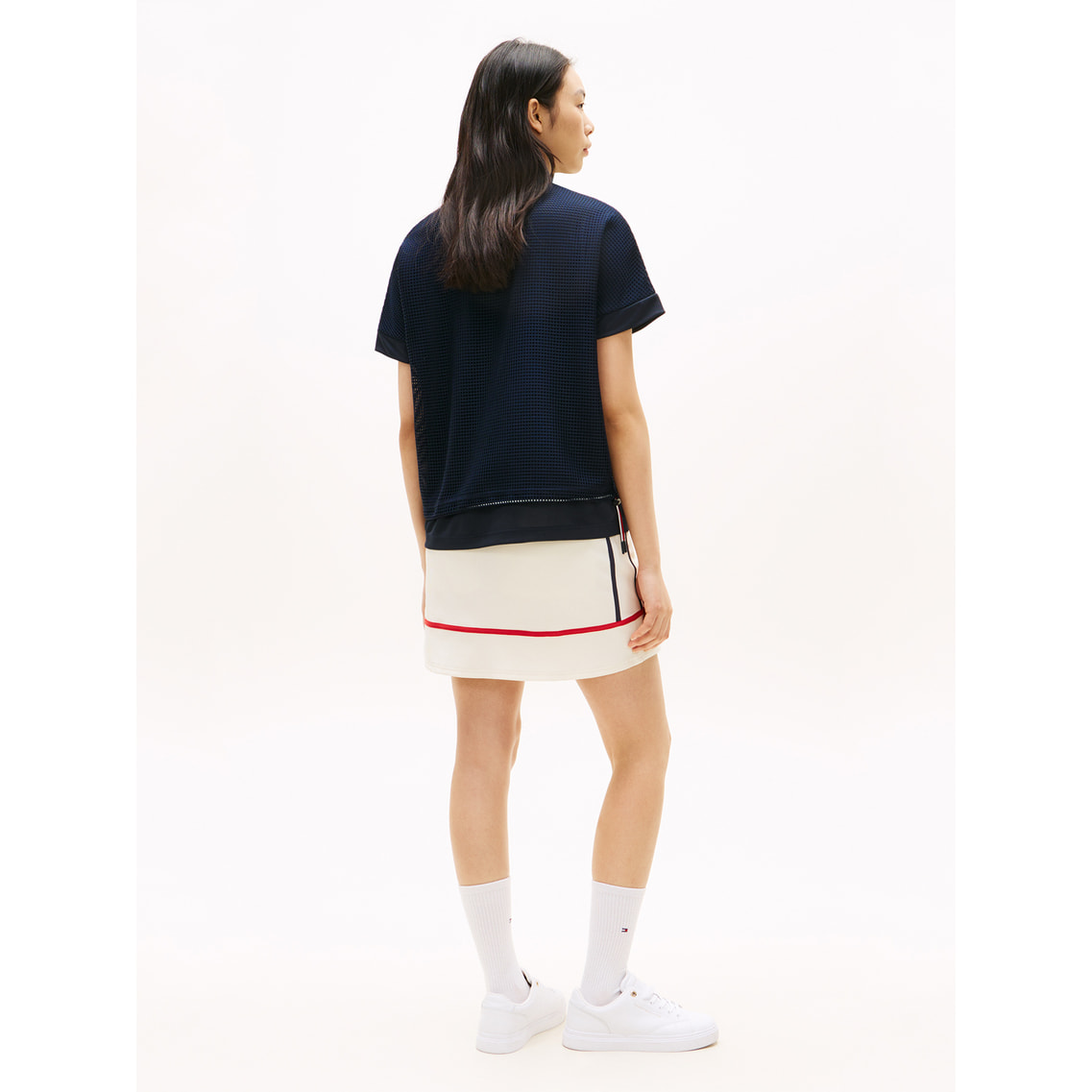 メッシュレイヤードモックネックシャツ | トミー ヒルフィガー ゴルフ