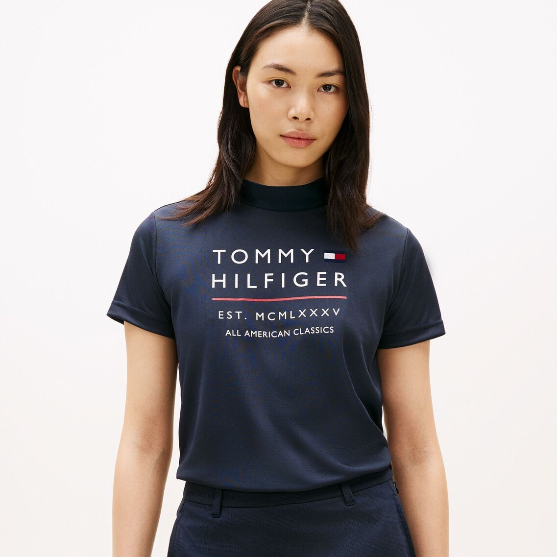 【美品】NBB WEEKEND モックネックシャツ モックネックシャツ | トミー ヒルフィガー ゴルフ | トミー