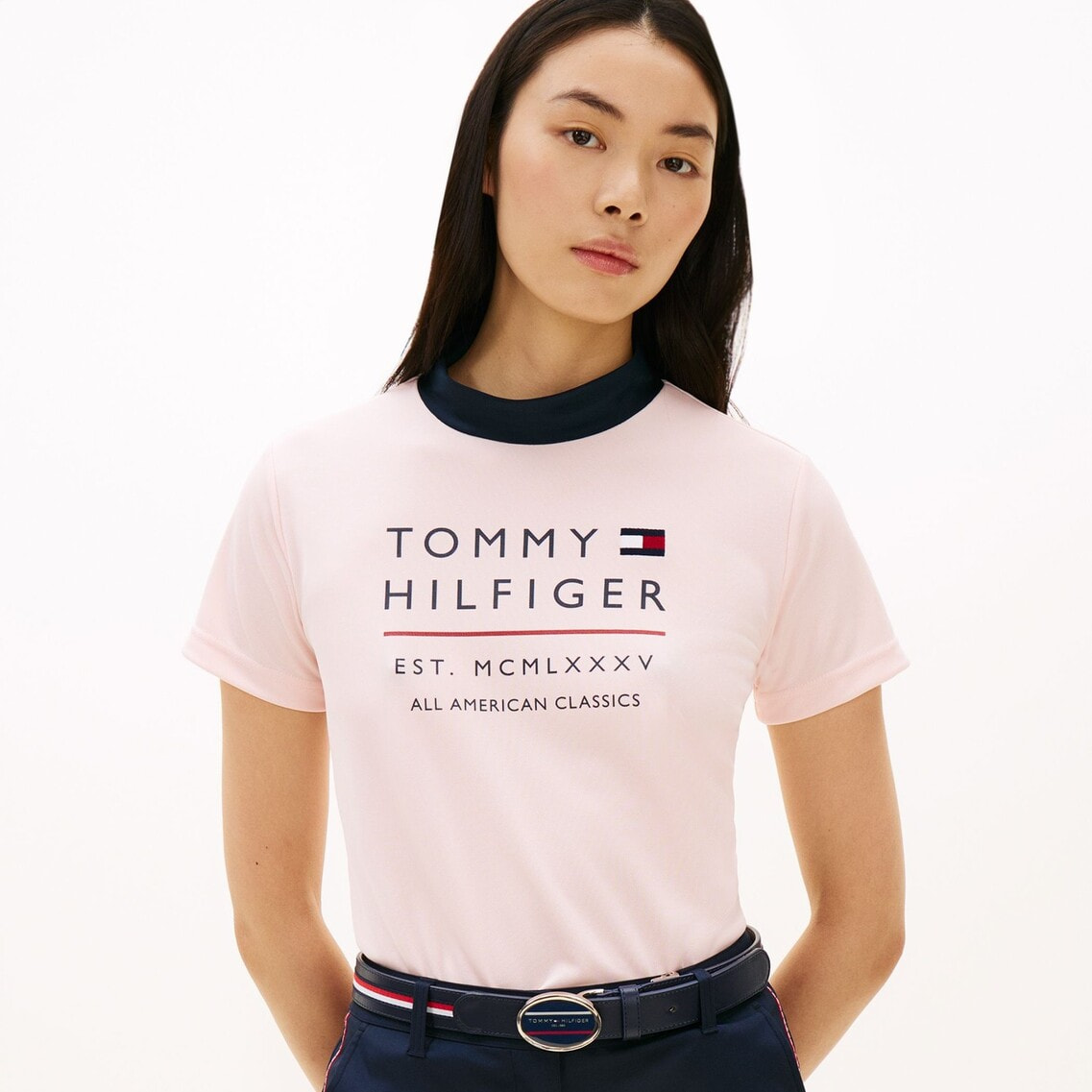 【美品】NBB WEEKEND モックネックシャツ モックネックシャツ | トミー ヒルフィガー ゴルフ | トミー