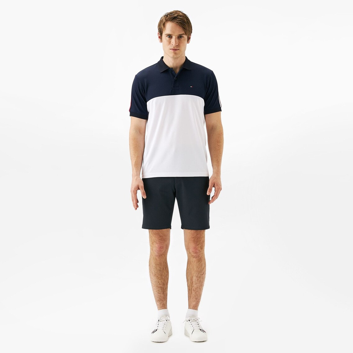 LYFT ポロシャツ One Line Over Size Zip Up Polo Shirt - Black – LÝFT