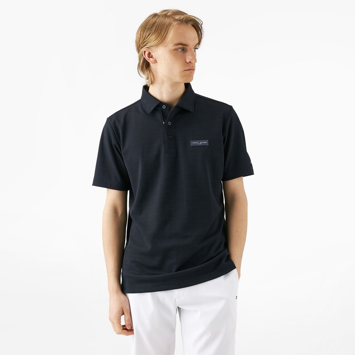 2点でさらに10％OFF】ロゴジャカードショートスリーブシャツ
