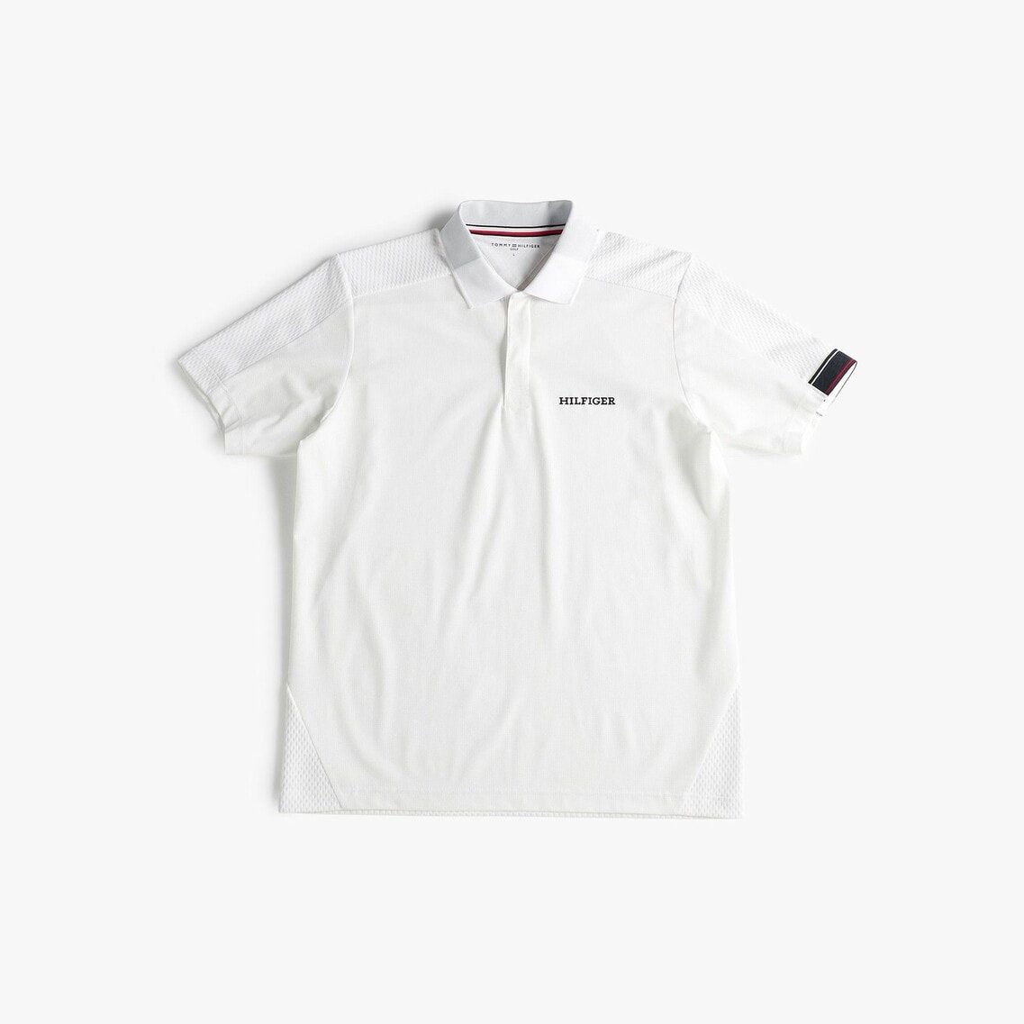 トミーヒルフィガーゴルフ ポロシャツ ホワイト XLサイズ TOMMY HILFIGER GOLF トミーヒルフィガー ゴルフ ポロシャツ