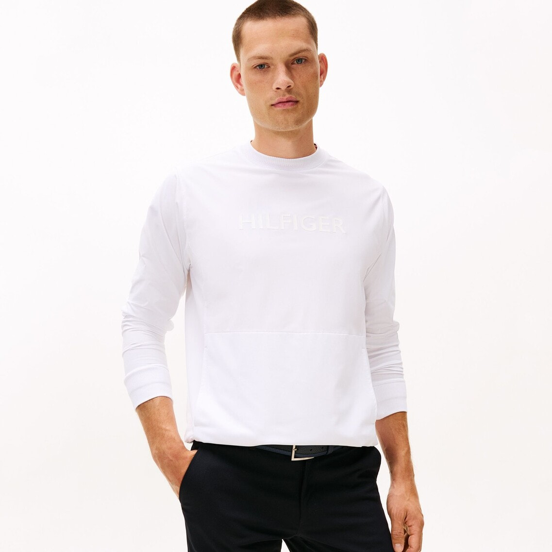 ウィンドプルーフクルーネックスウェットプルオーバー | トミー