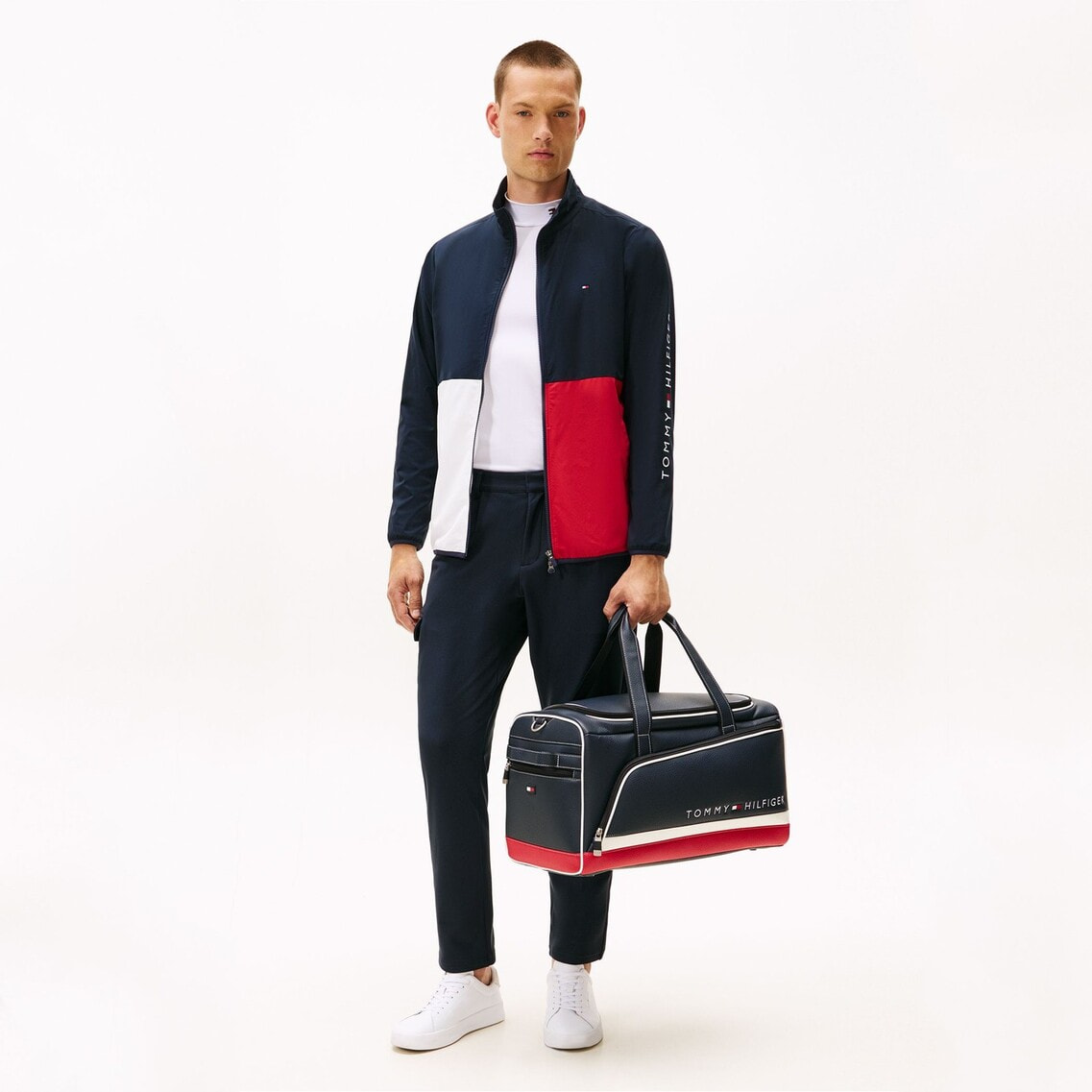  ★トミーヒルフィガー★9.5型★3点式★プロモデル カラーブロックウィンドジャケット | トミー ヒルフィガー ゴルフ