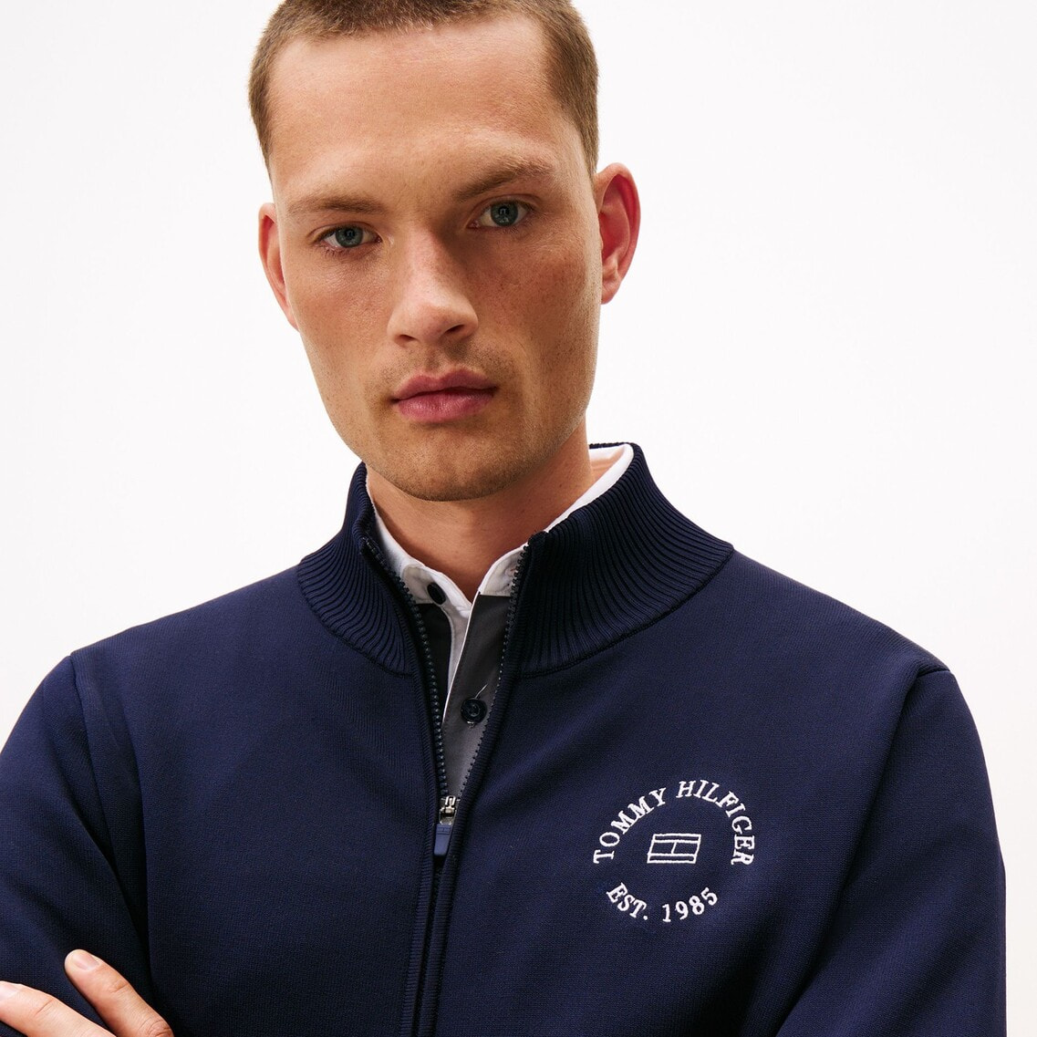 モールニットジップアップジャケット | トミー ヒルフィガー ゴルフ