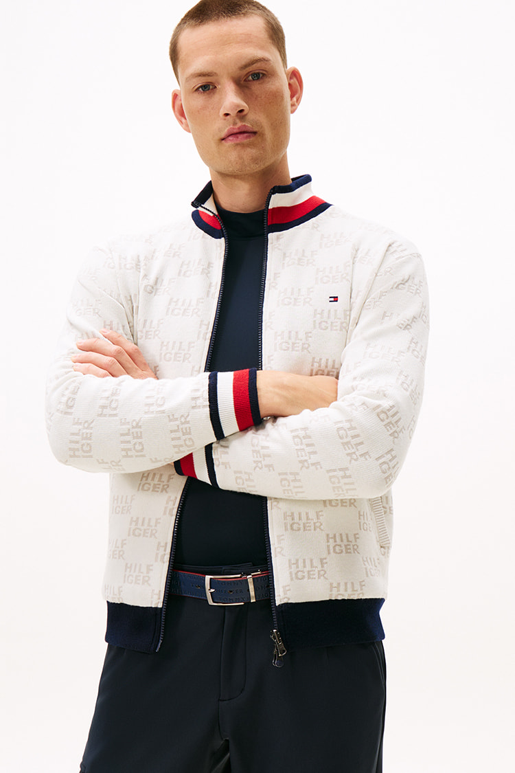 【タグ付き】トミーヒルフィガーゴルフ　リバーシブルジャケット　中綿　M 40%OFF】[トミー ヒルフィガー ゴルフ]メンズ リバーシブル