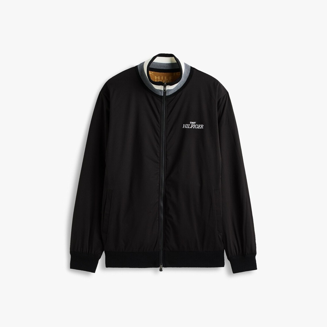 ロゴジャカードニットリバーシブルジャケット | トミー