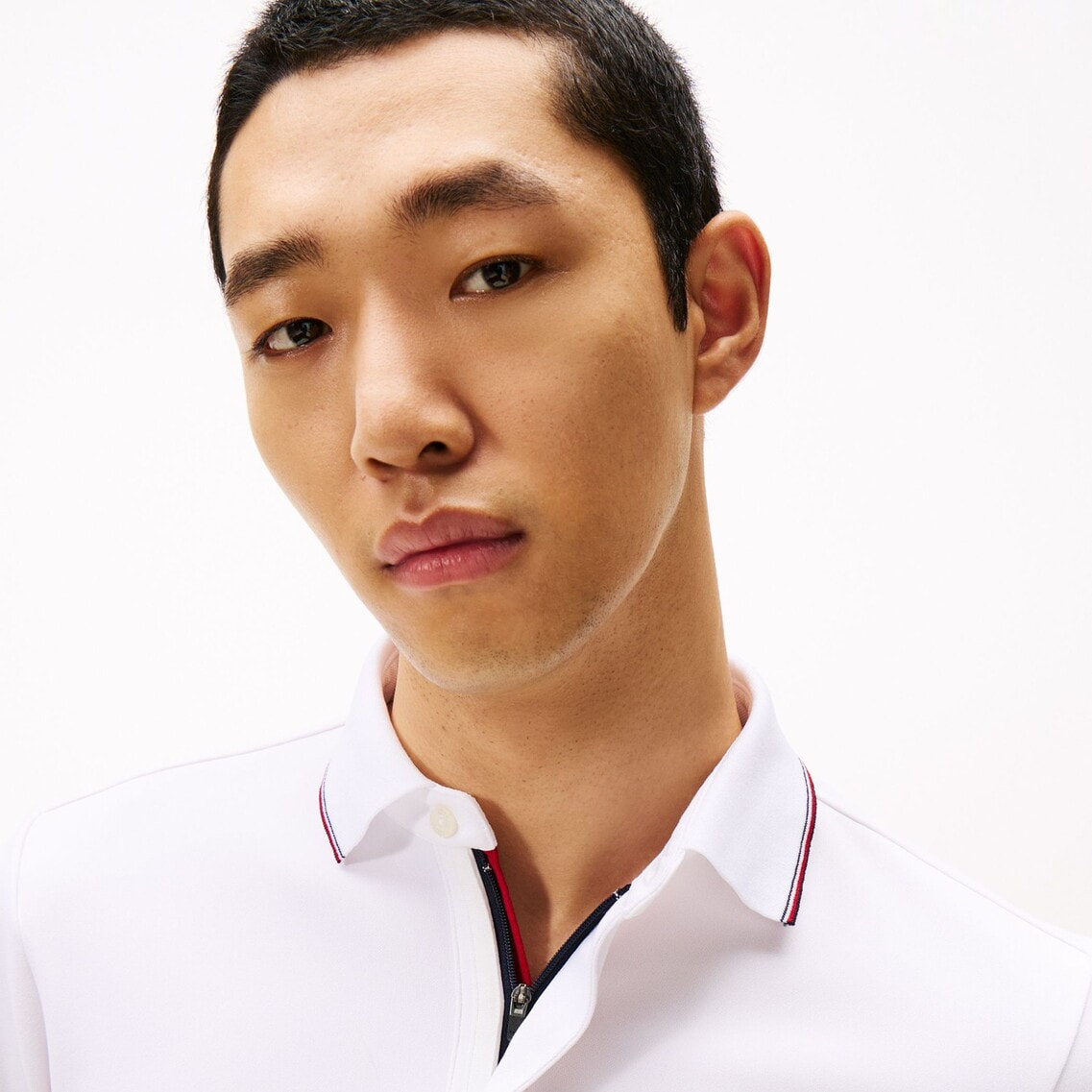 ロングスリーブジップアップポロシャツ | トミー ヒルフィガー ゴルフ