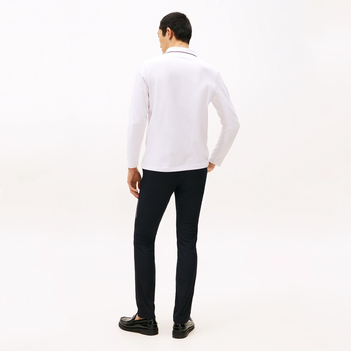 2点でさらに10％OFF】ロングスリーブジップアップポロシャツ | トミー