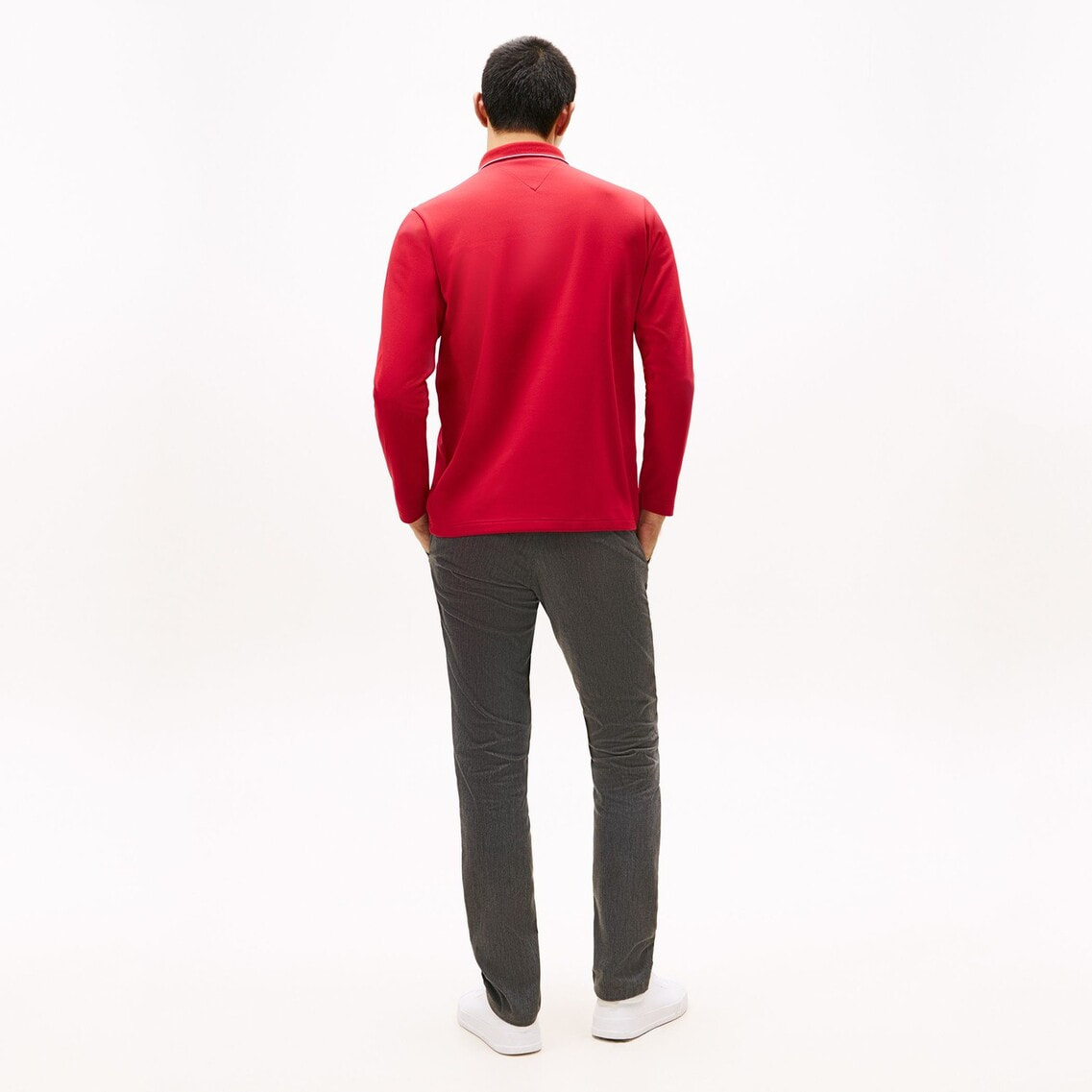 ロングスリーブジップアップポロシャツ | トミー ヒルフィガー ゴルフ