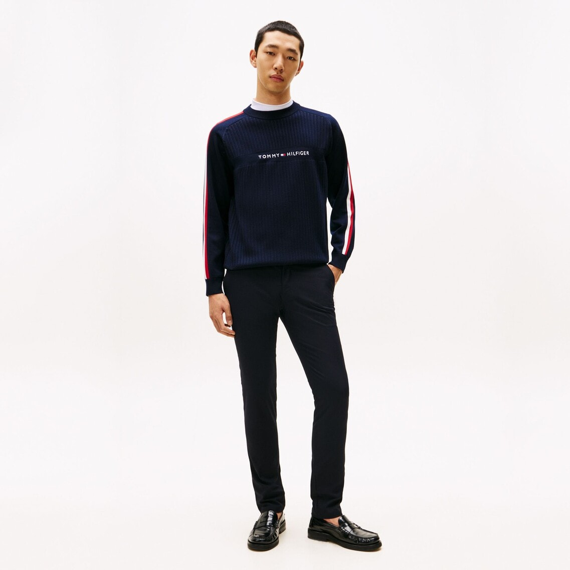 トミーヒルフィガー ゴルフ ニットセーター【ネイビー/XL】新品！ TOMMY HILFIGER GOLF ニット セーター 「トミー ヒルフィガー