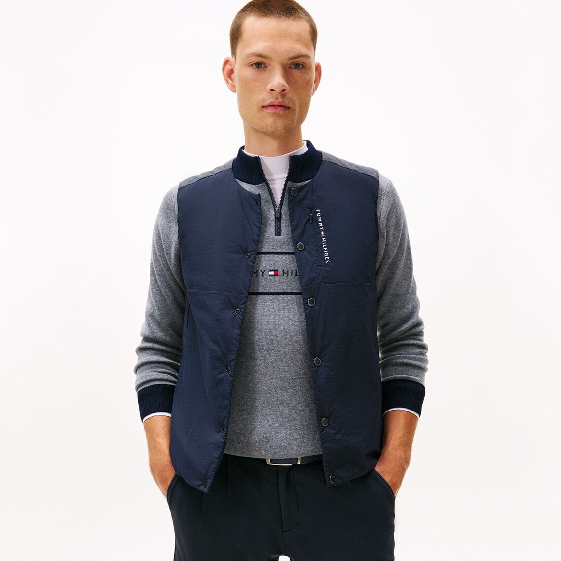 ポイント7倍】ノーカラーパデットベスト | トミー ヒルフィガー ゴルフ