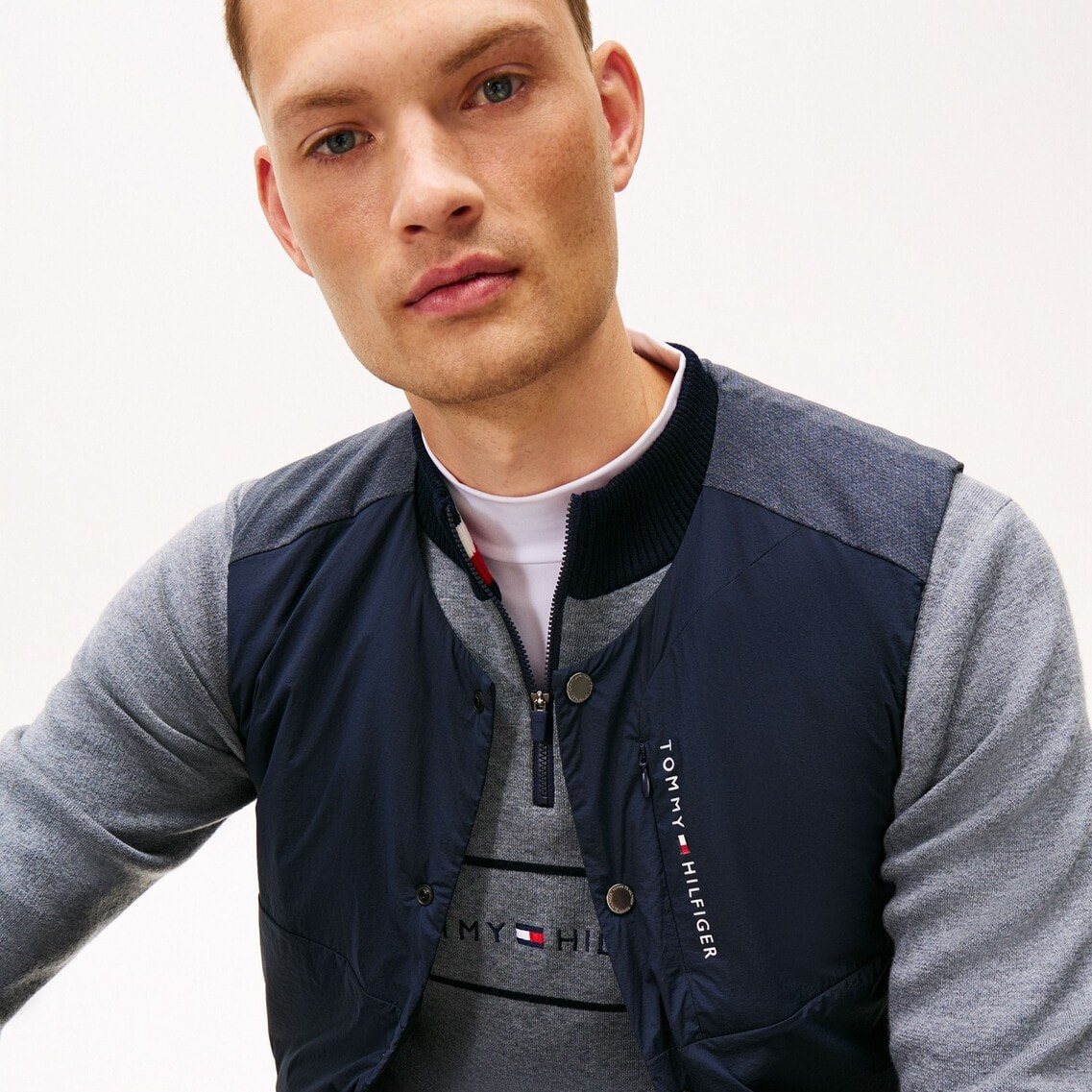 ノーカラーパデットベスト | トミー ヒルフィガー ゴルフ