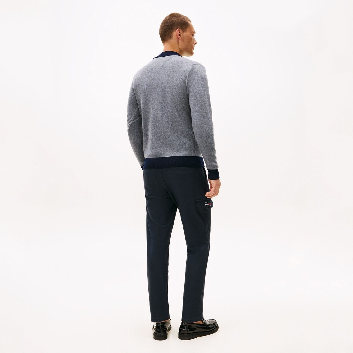 フロントロゴ ハーフジップモックネックニット | トミー ヒルフィガー