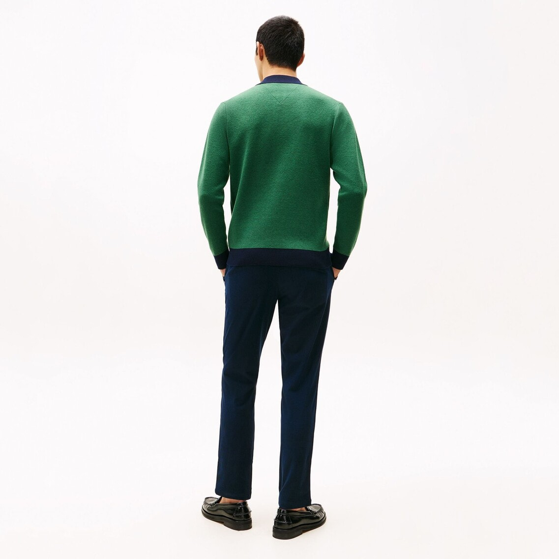 フロントロゴ ハーフジップモックネックニット | トミー ヒルフィガー