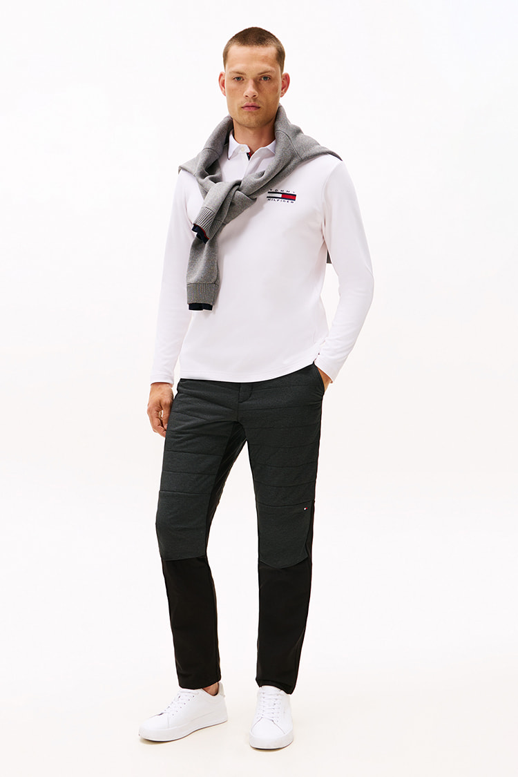 新品タグ付き　トミーヒルフィガー　ゴルフウェア　メンズ　パンツ　LL ホワイト 新品タグ付き トミーヒルフィガー ゴルフウェア メンズ パンツ