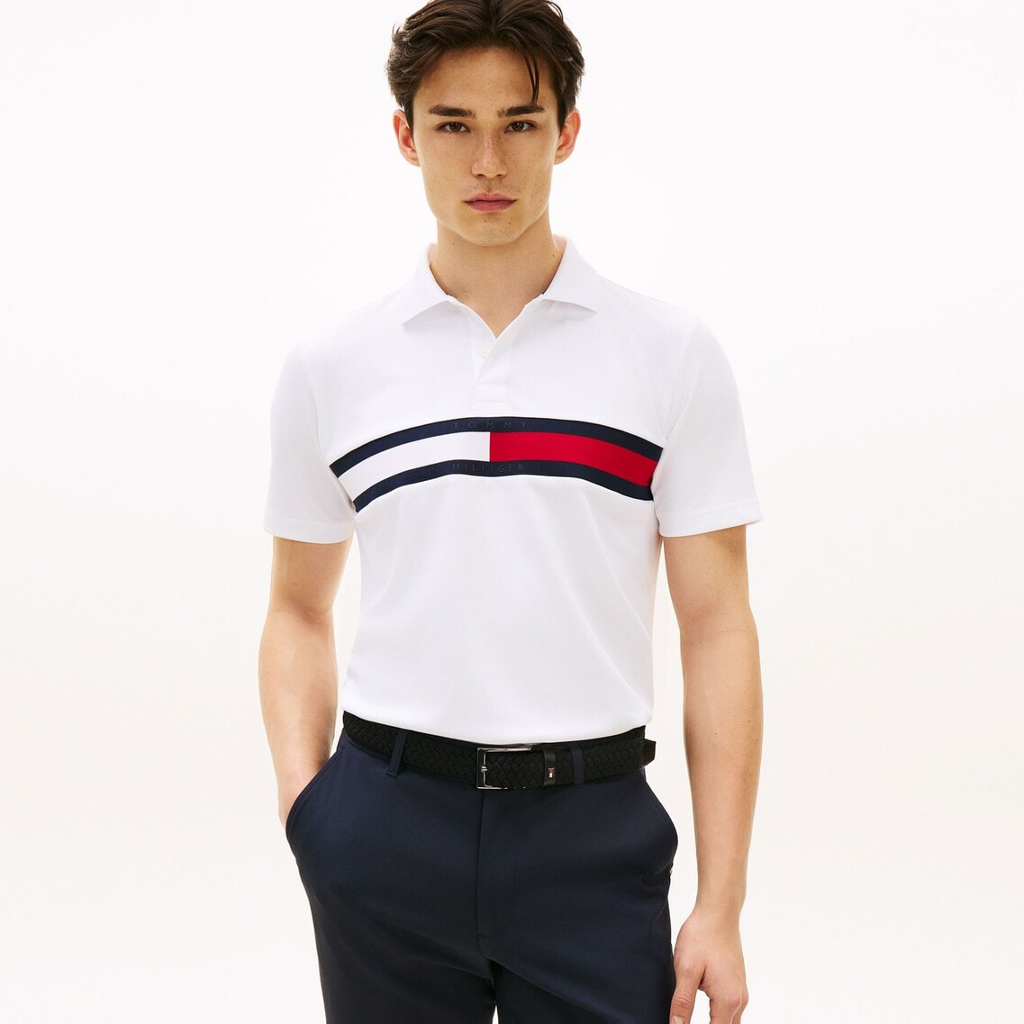 フラッグショートスリーブポロシャツ　  GOLF フラッグショートスリーブポロシャツ | トミー ヒルフィガー ゴルフ