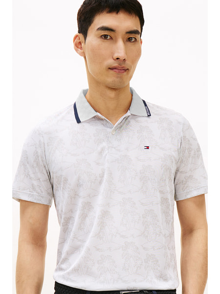 【良品】トミーヒルフィガー　ダイブチャーター　ポロシャツ　S TOMMY HILFIGER（トミー・ヒルフィガー） ポロシャツ コットンピケ
