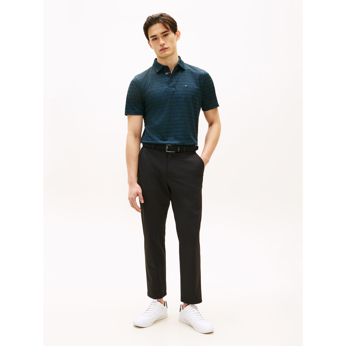 2点でさらに10％ off】ロゴジャカードショートスリーブスタンドカラー