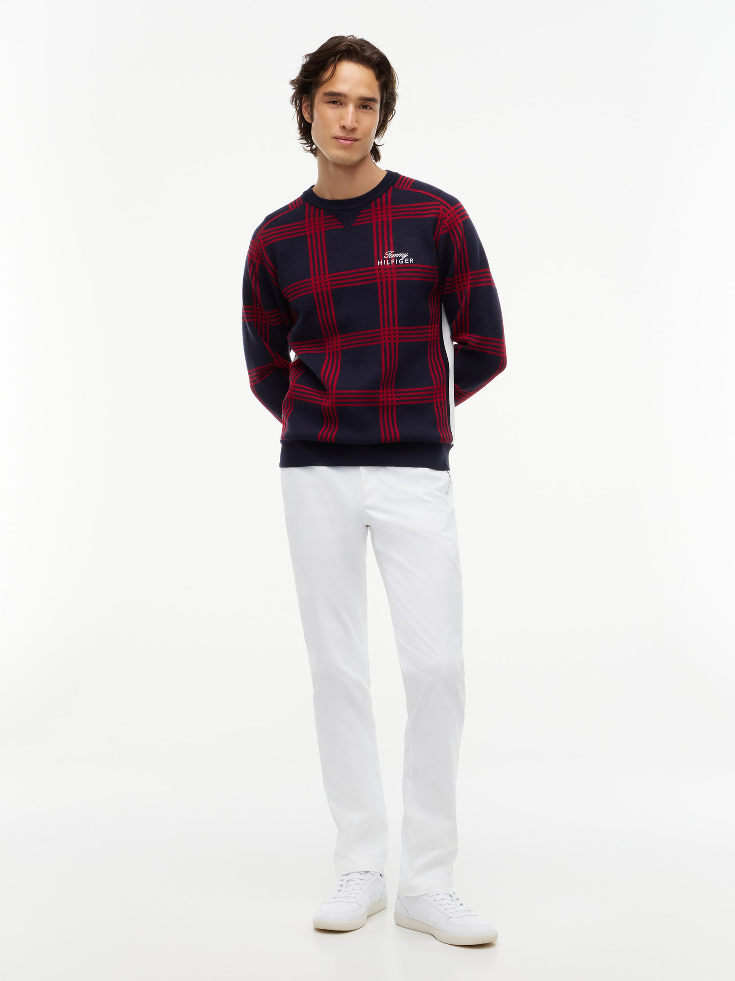 【新品】 GOLF ベーシックテーパードパンツ L ベーシックテーパードパンツ | トミー ヒルフィガー ゴルフ | トミー