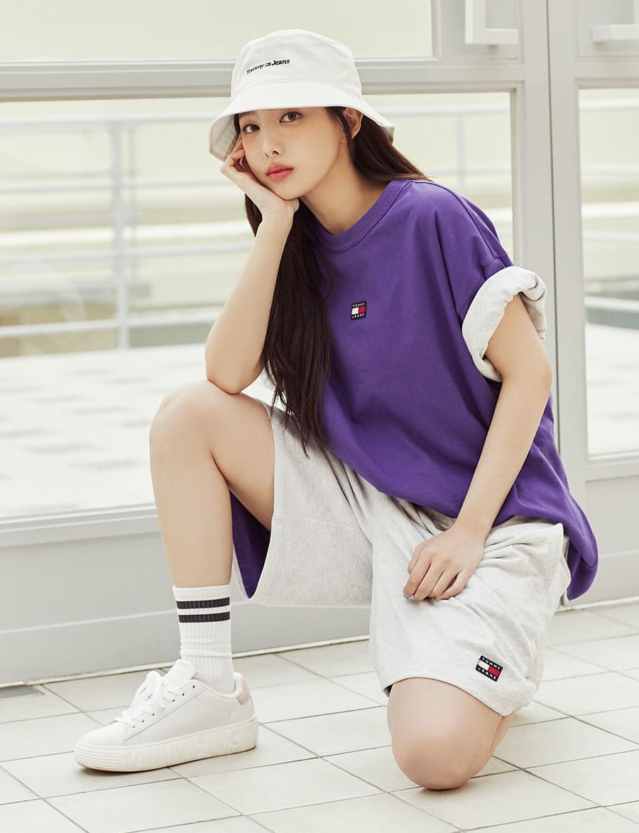 TWICE ナヨン着用 Tommy Jeans ロゴTシャツ S 日本未入荷